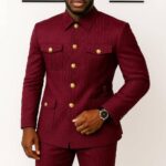 DFE Crimson Regent Kaftan Set