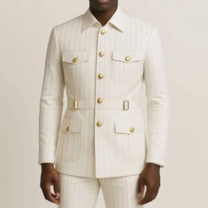 Ivory Prestige Kaftan Set