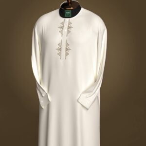 Ivory Heritage Embroidered Kaftan