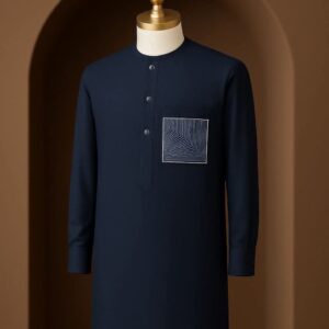 Navy Vector Modern Kaftan