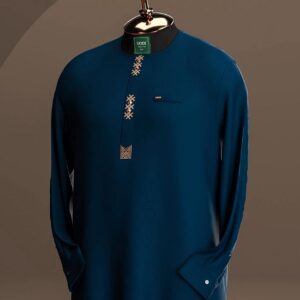Ocean Crest Embroidered Kaftan
