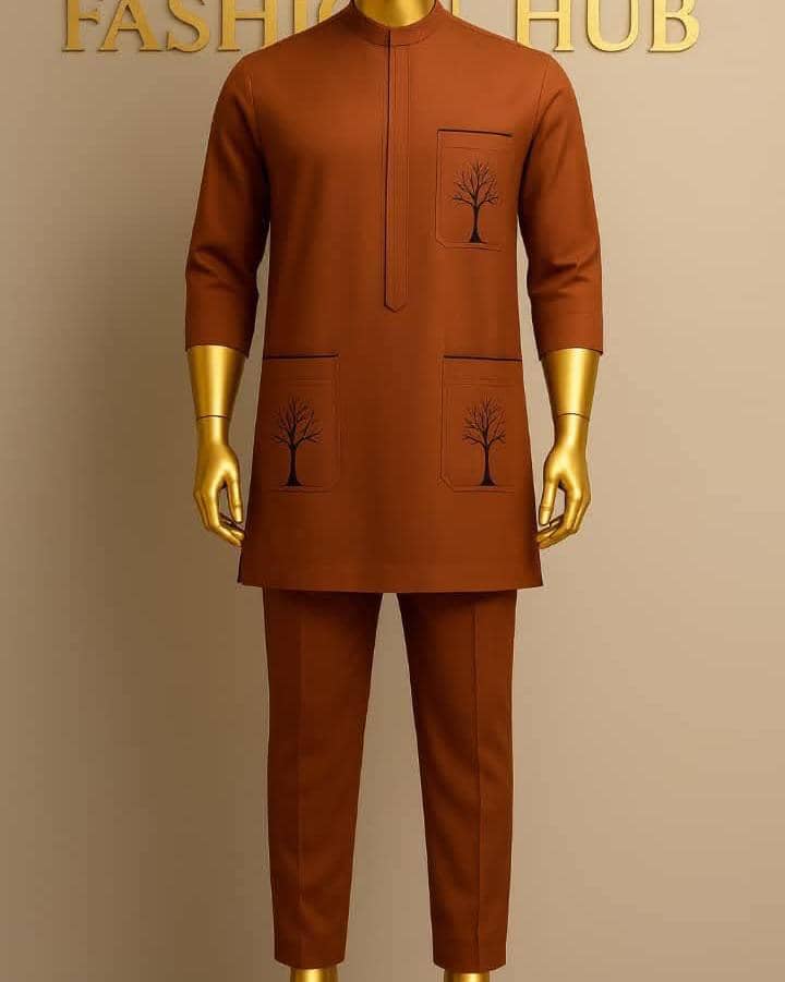 Terra Roots Embroidered Kaftan Set