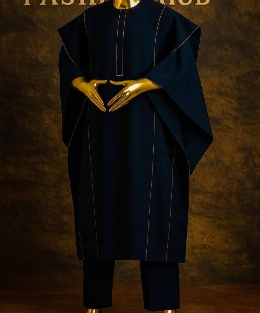 Midnight Monarch Agbada